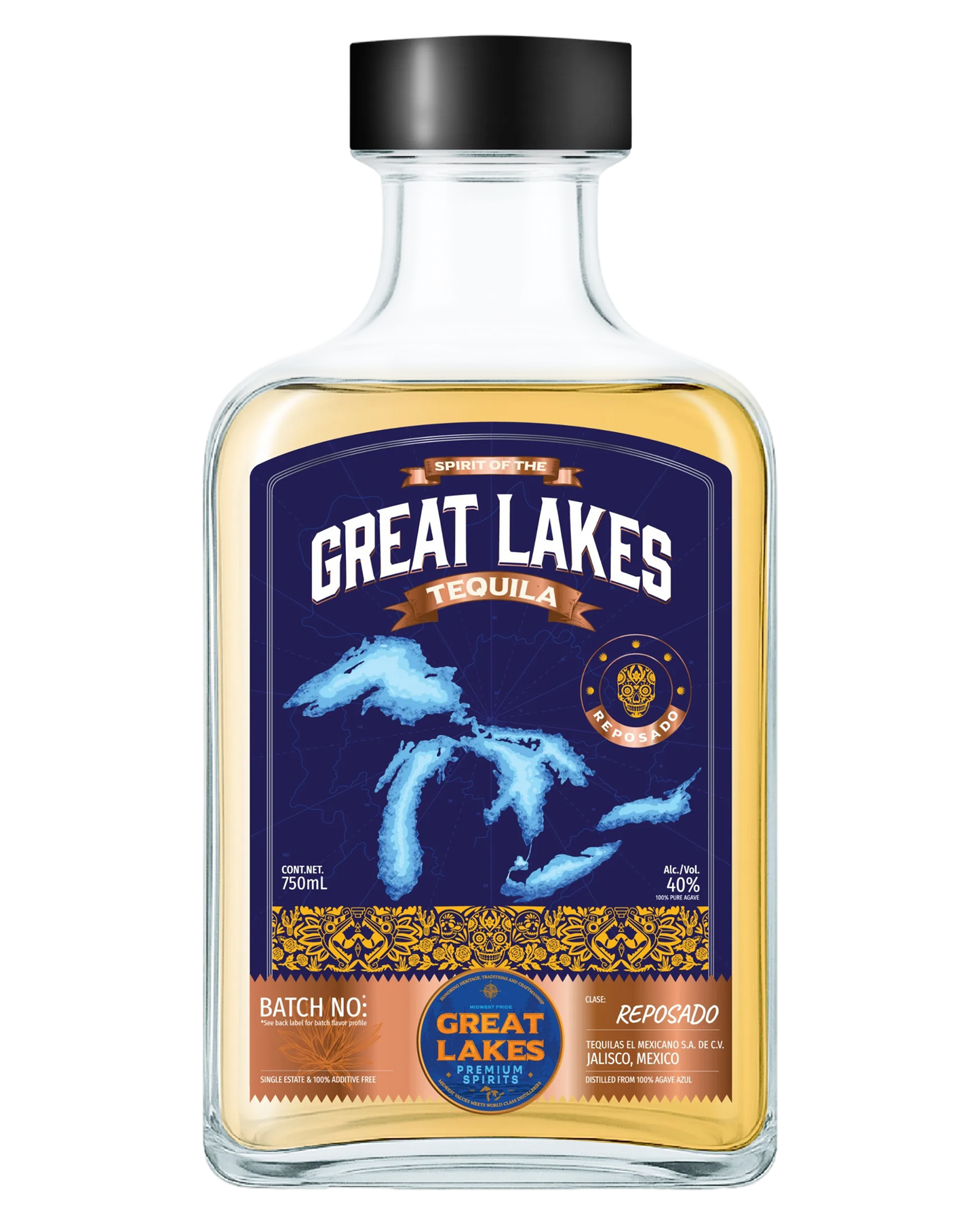 Great Lakes Tequila — Reposado - 750ml